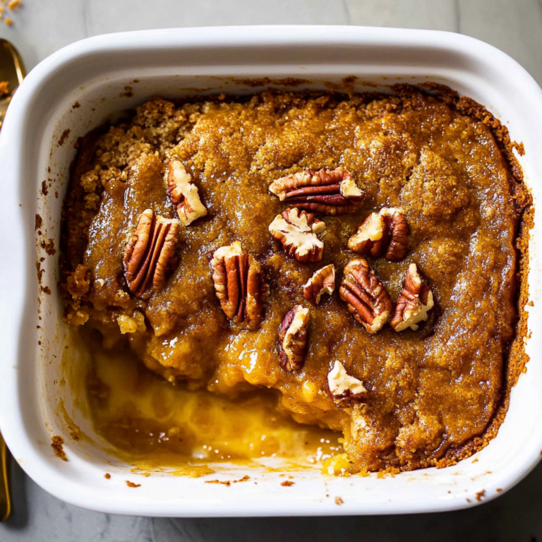 Pumpkin Pecan Cobbler