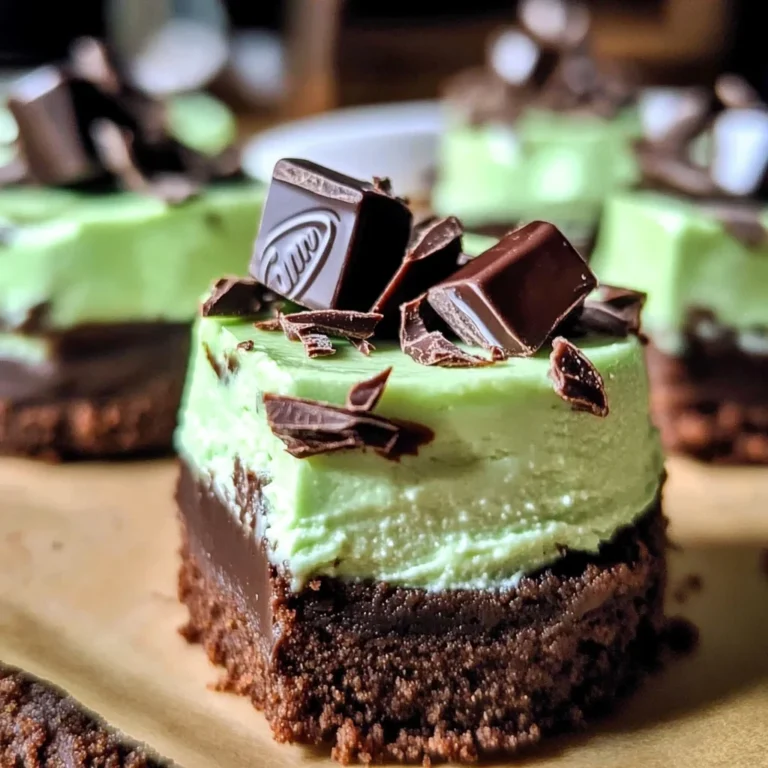 Andes Mint Mini Cheesecakes