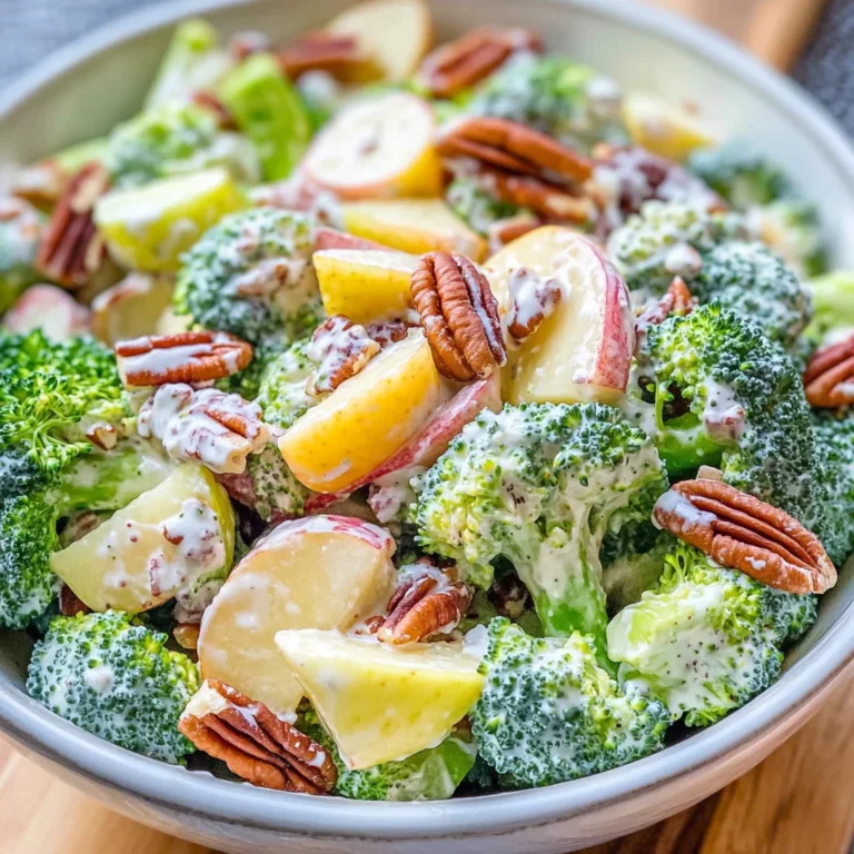 Broccoli Salad Recipe with Creamy Lemon Dressing (VIDEO)