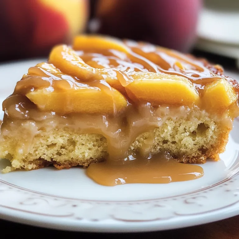 Brown Sugar Peach Cake
