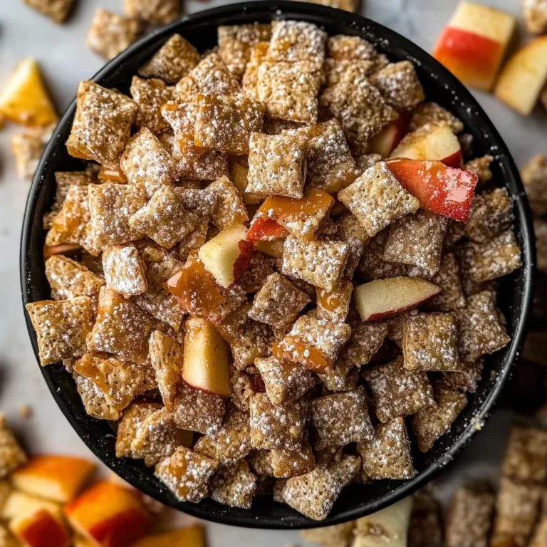 Caramel Apple Puppy Chow – Sweet, Crunchy & Irresistible