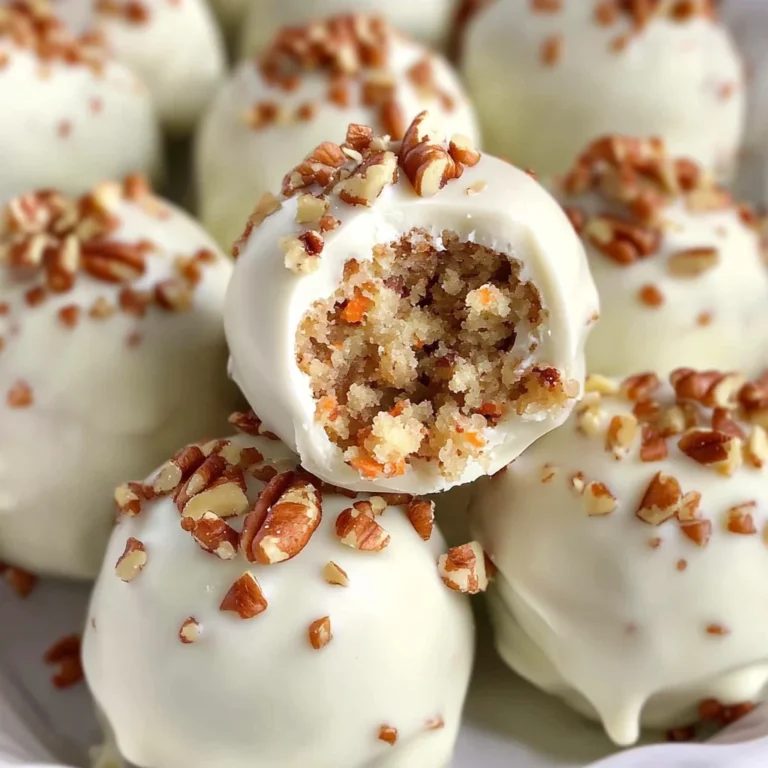 Carrot Cake Truffle Recipe