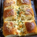 Cheesy Hawaiian Roll Garlic Bread