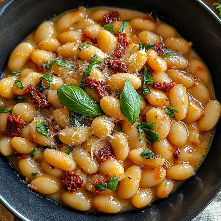 Creamy Tuscan Marry Me Butter Beans