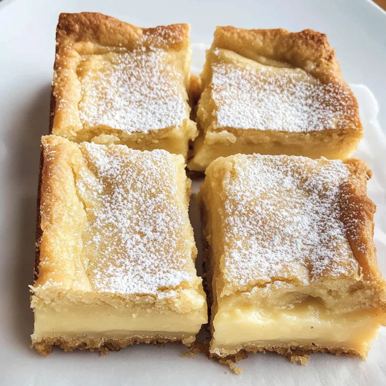 Eggnog Gooey Butter Bars