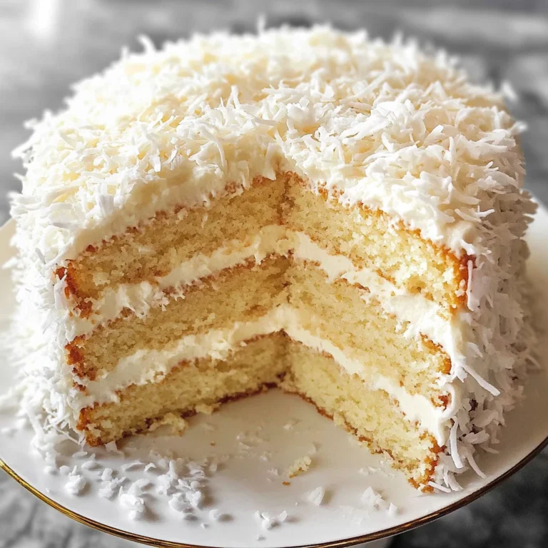 Fluffy Coconut Cake