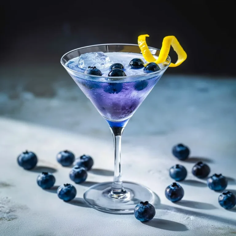 Frostbite Blueberry juice Cocktail Recipe