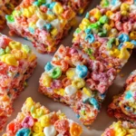 Fruity Pebbles Rice Krispie Treats
