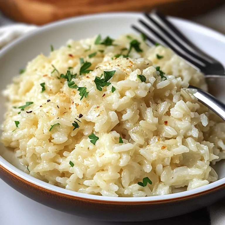 Garlic Parmesan Rice