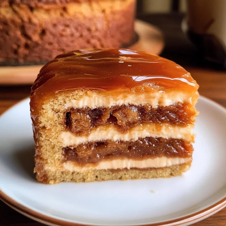 Gooey Coffee Caramel Cake