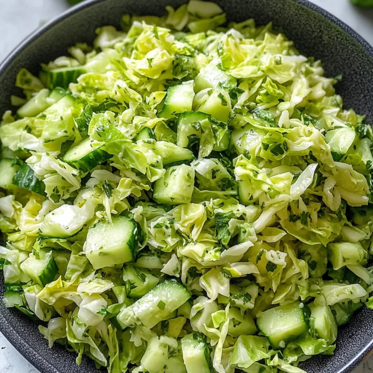 Green Goddess Cabbage Salad