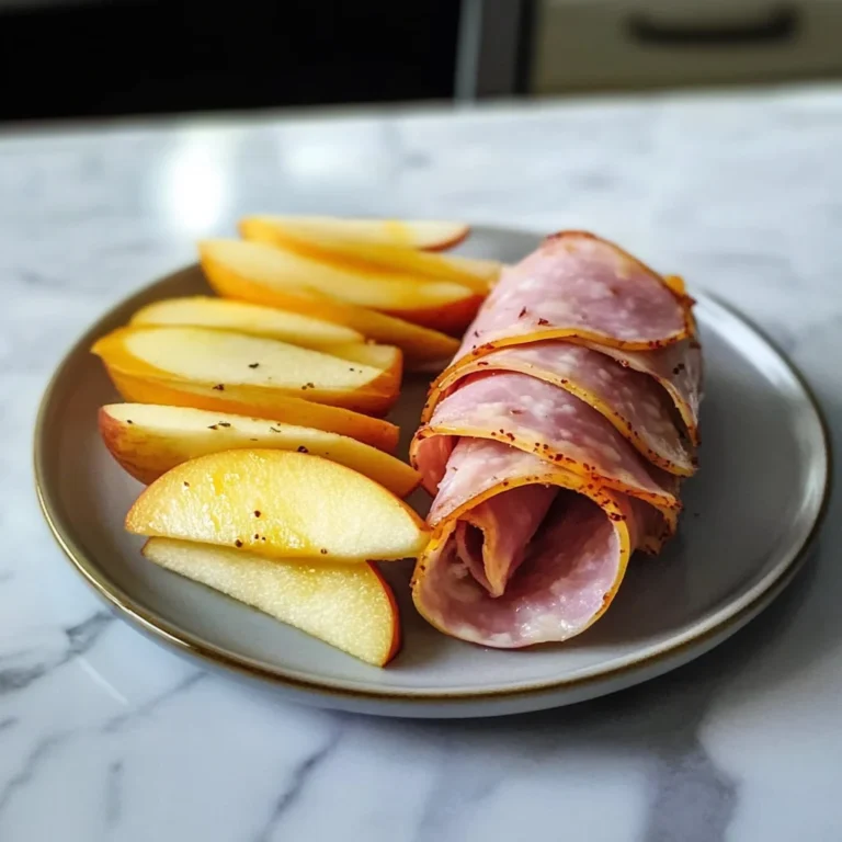 Ham, Apple and Cheese Wraps