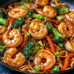 High-Protein Shrimp Stir Fry with Noodles (25-Minutes)