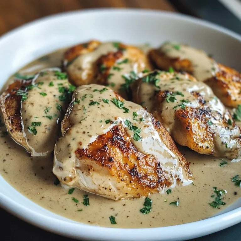 Irish Chicken in Whiskey Cream Sauce