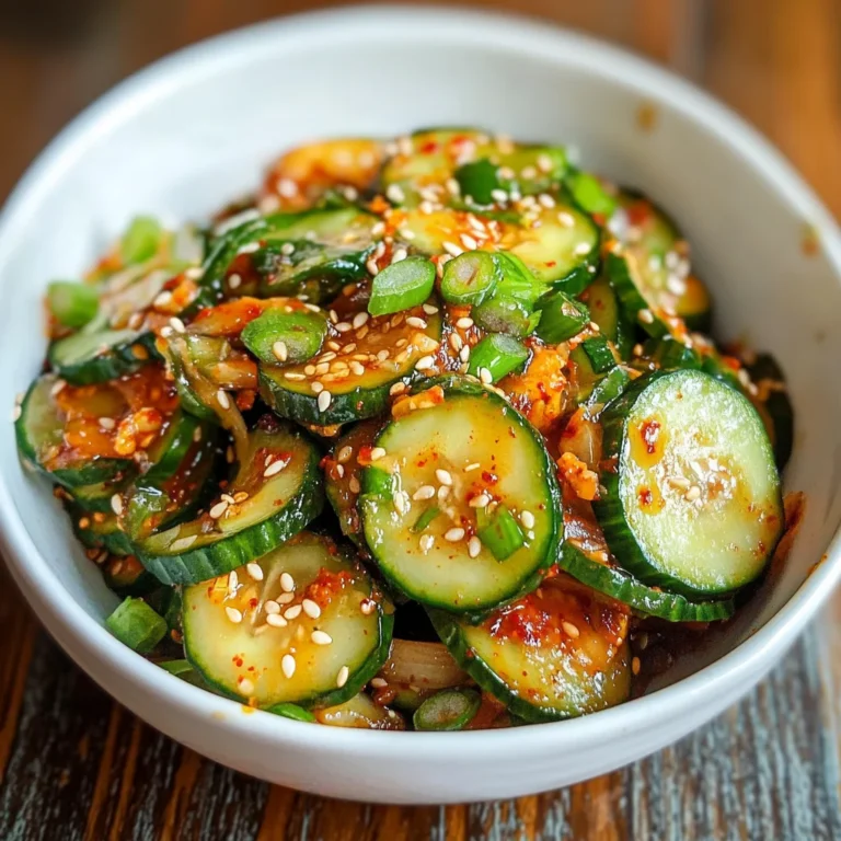 Korean Cucumber Salad Recipe - Oi Muchim
