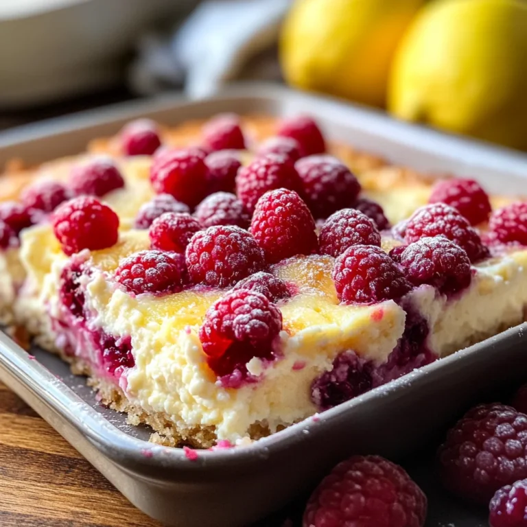 Lemon Raspberry Cottage Cheese Bake – 1 Light, Simple Favorite