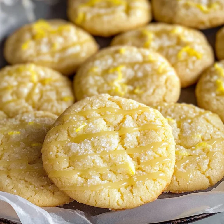 Lemon Sugar Cookies Recipe!