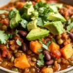 Lentil Sweet Potato Chili