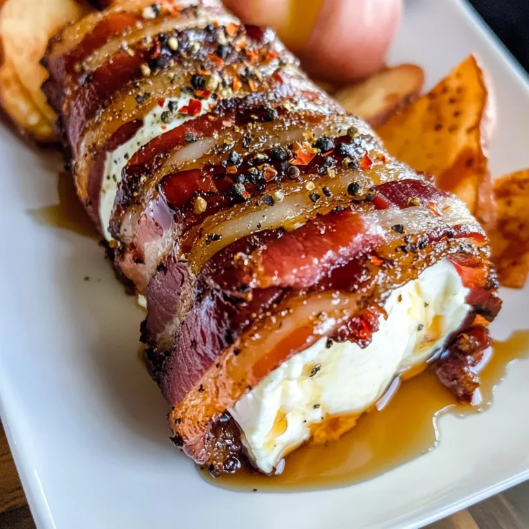 Million Dollar Bacon Goat Cheese Appetizer Log