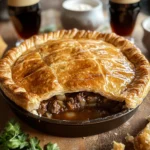 Minced Beef and Guinness Pie
