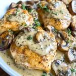 Mushroom Asiago Chicken