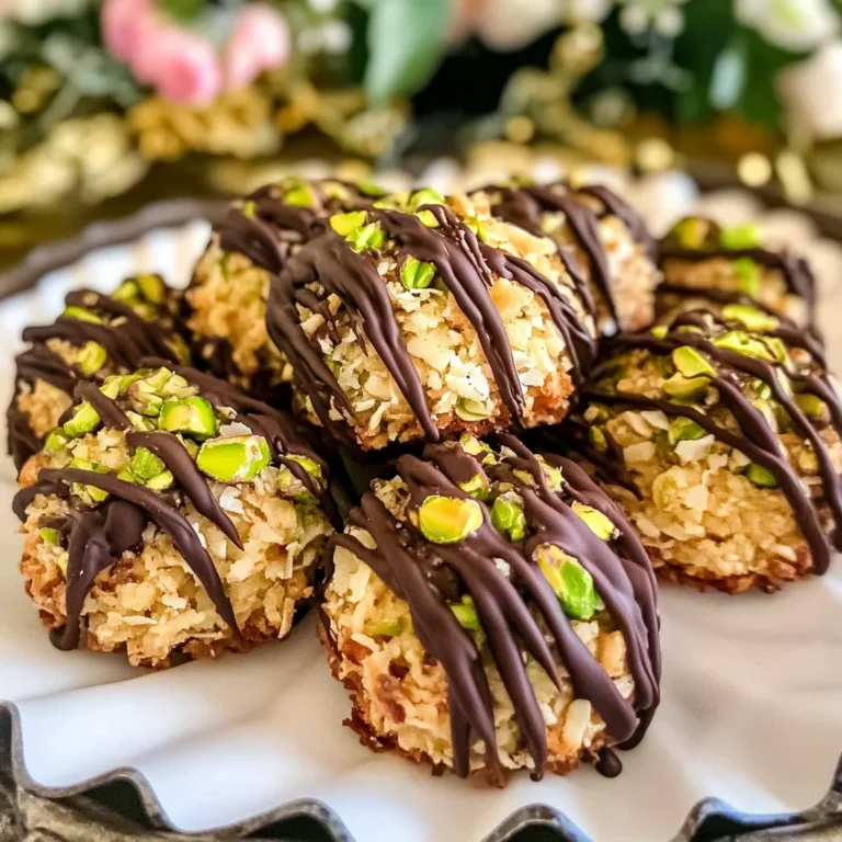 Pistachio Coconut Macaroons