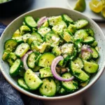 Quick & Easy Cucumber Avocado Salad