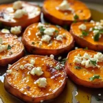 Roasted Sweet Potato Rounds with Honey & Feta Bliss