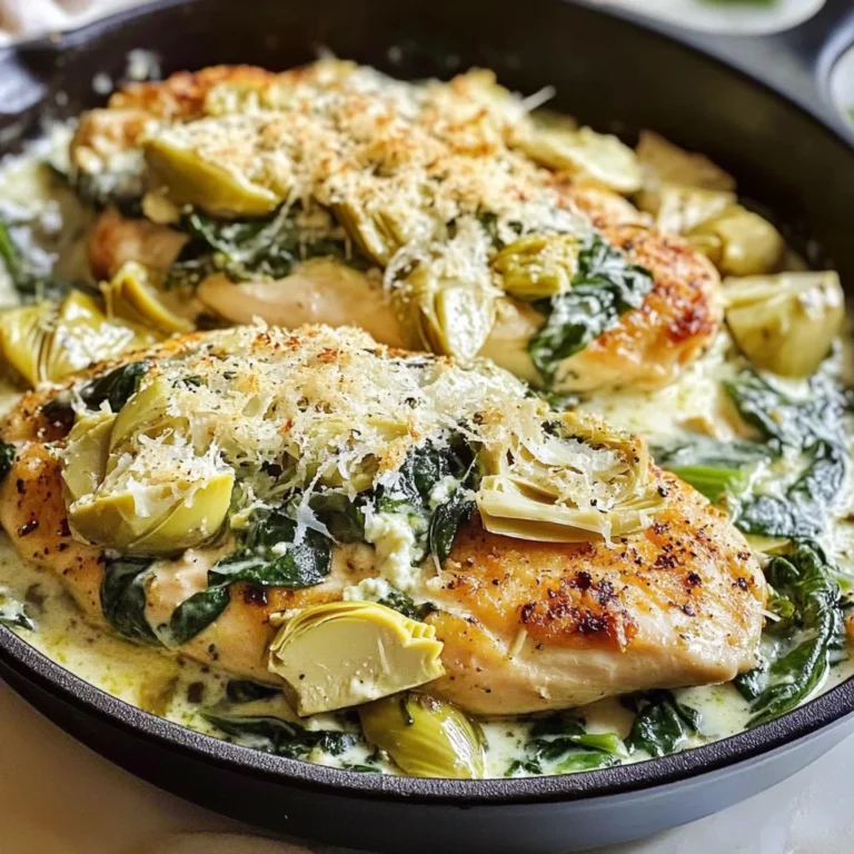 Spinach Artichoke Chicken with Cottage Cheese