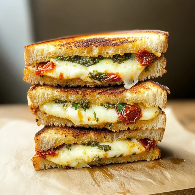 Sun-Dried Tomato Pesto Grilled Cheese: A Flavor Delight!