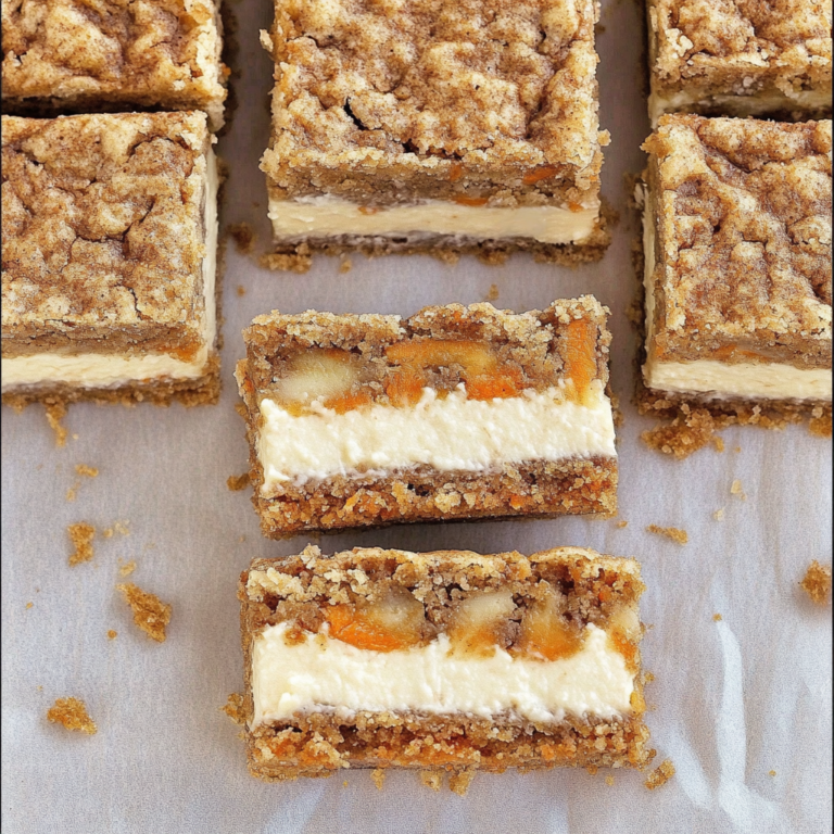 Irresistibly Indulgent Carrot Cake Cream Cheese Bars