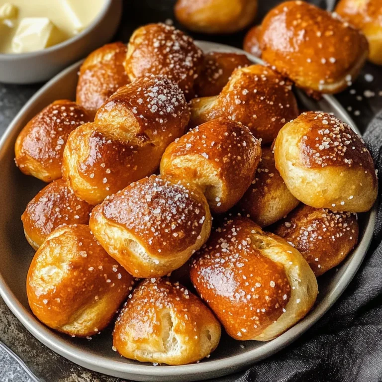 10 Minute Fluffy Air Fryer Pretzel Bites