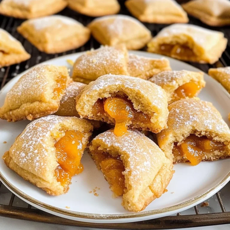 Apricot Pillow Cookies