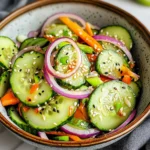 Asian Cucumber Salad (Paleo, Whole30 + Keto)