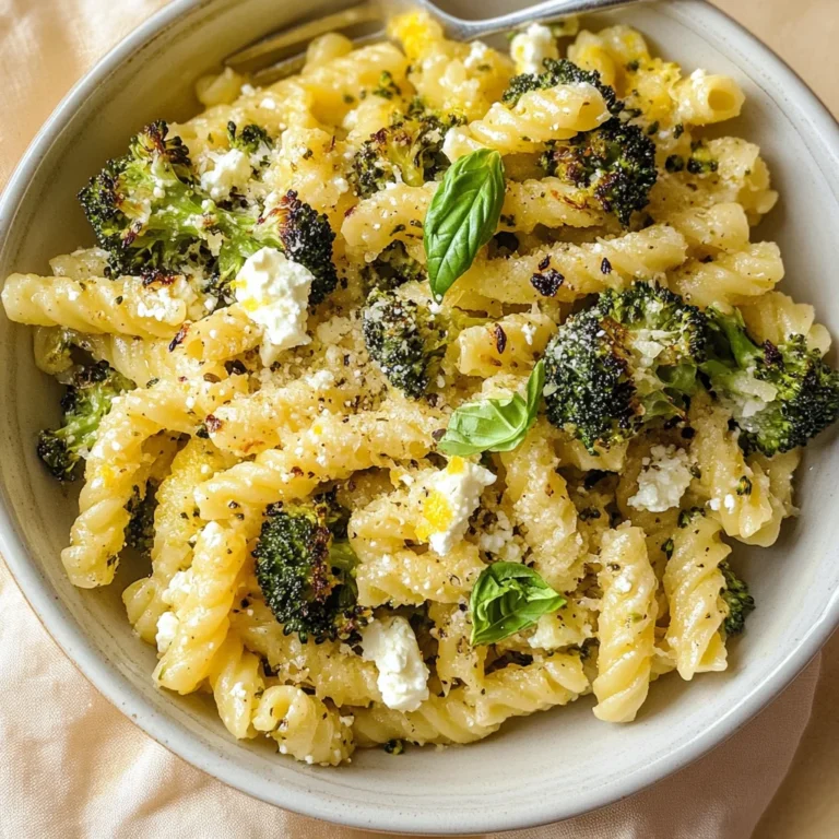 Baked Feta and Broccoli Pasta