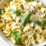 Basil Lemon Pasta Salad