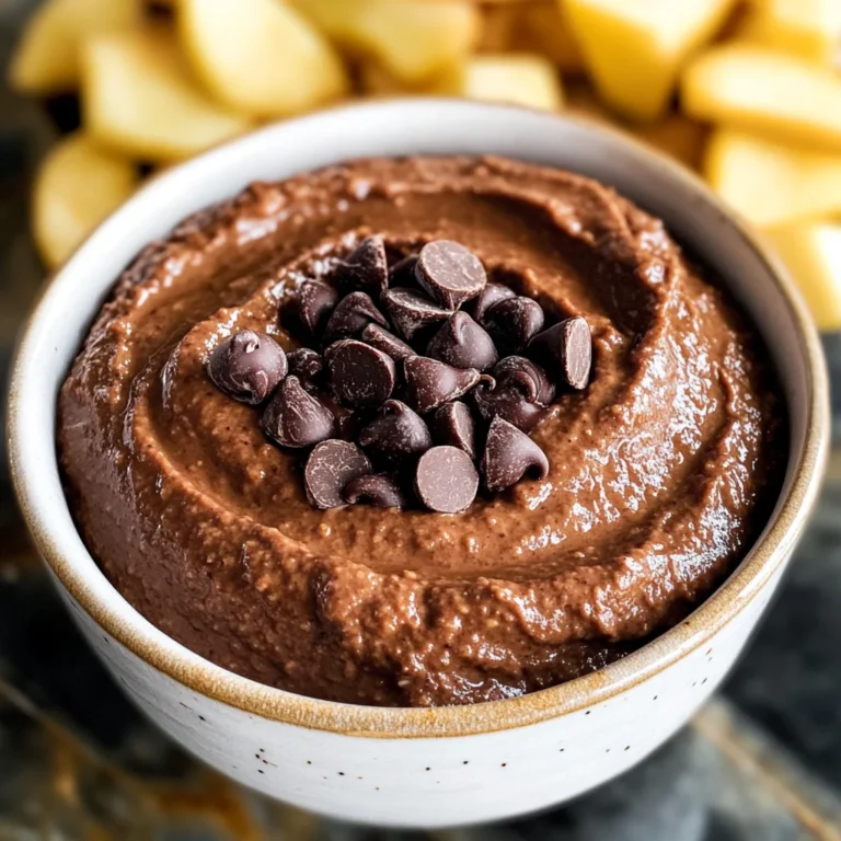 Brownie Batter Chocolate Hummus