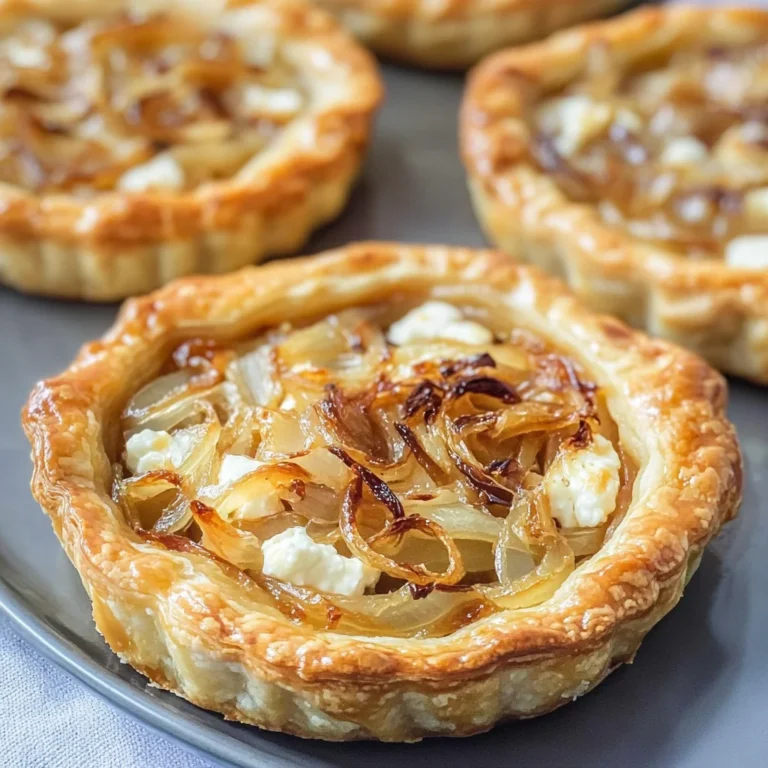 Caramelized Onion and Goat Cheese Tarts