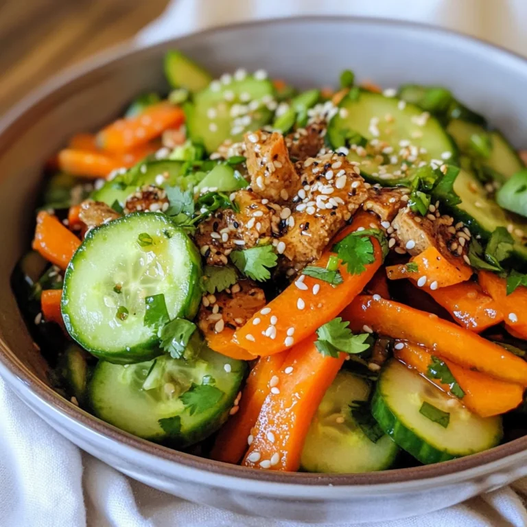 Carrot and Cucumber Salad
