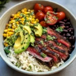 Cilantro Lime Steak Bowls Recipe