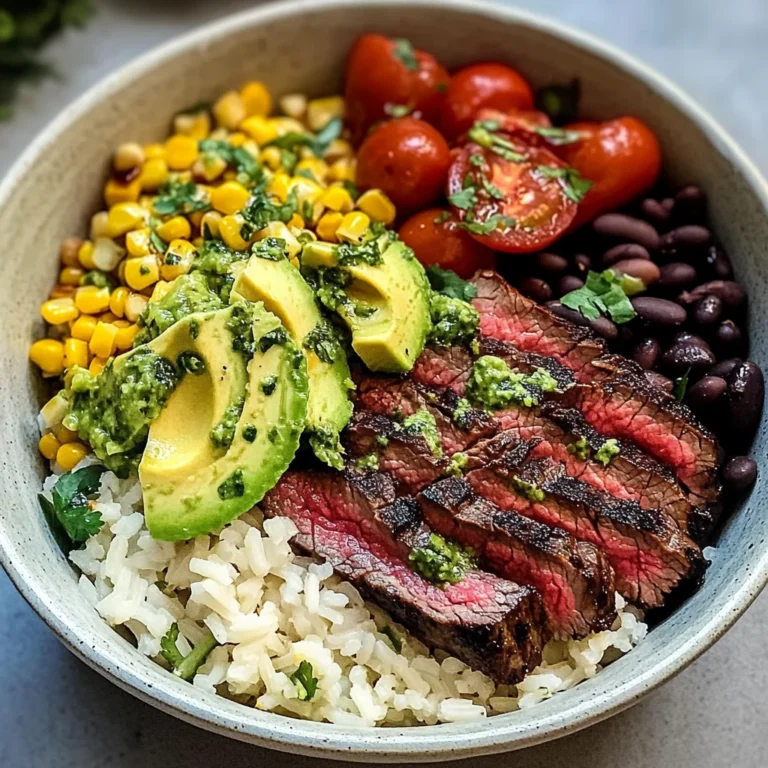Cilantro Lime Steak Bowls Recipe