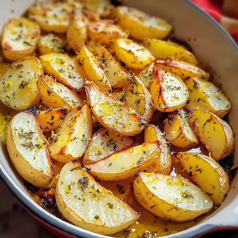 Classic Greek Lemon Potatoes