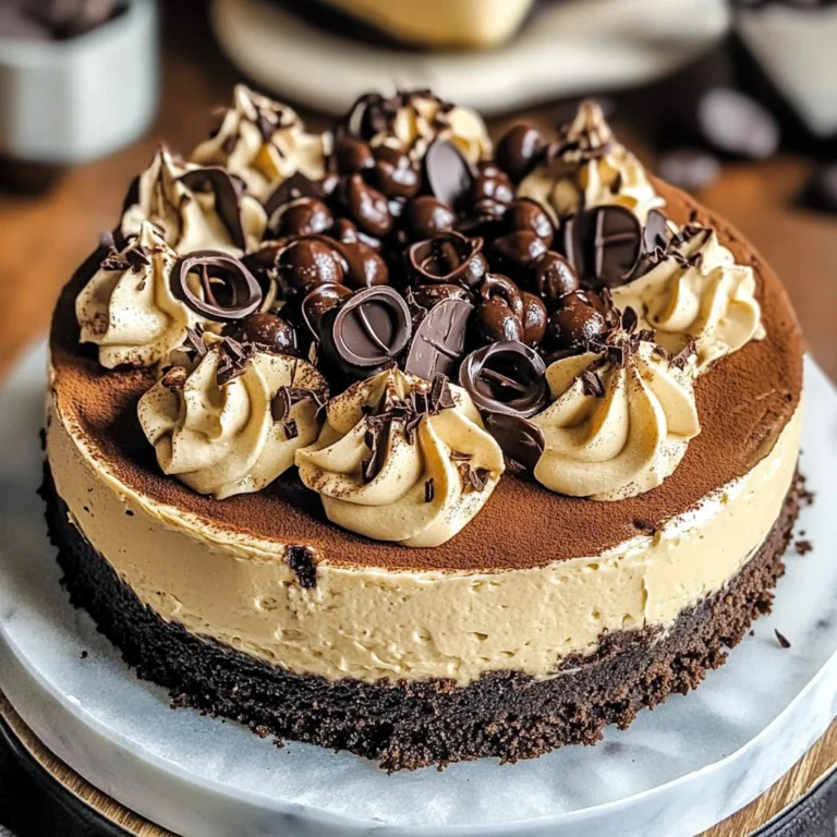 Coffee Brownie Cheesecake
