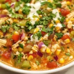 Creamy Chicken Enchilada Soup (Easy One-Pot Recipe)