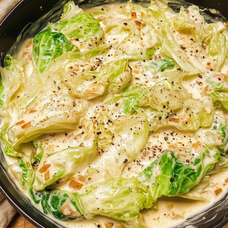 Creamy Garlic Parmesan Cabbage That’s Rich and Easy