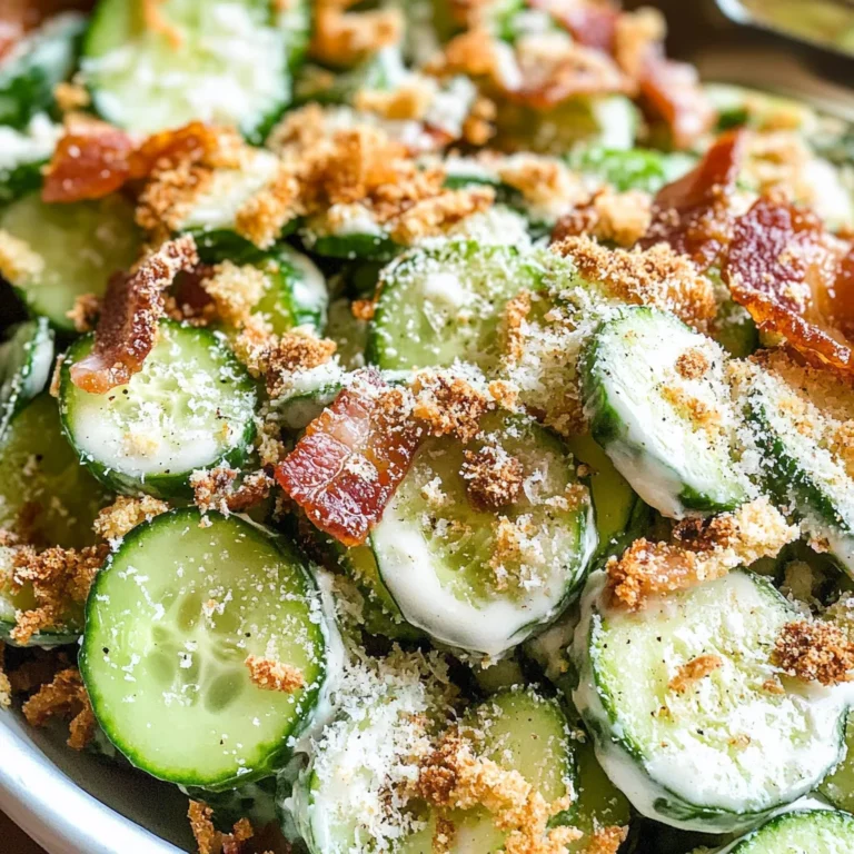Cucumber Caesar Salad