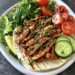 Delicious Chicken Shawarma with Garlic Sauce