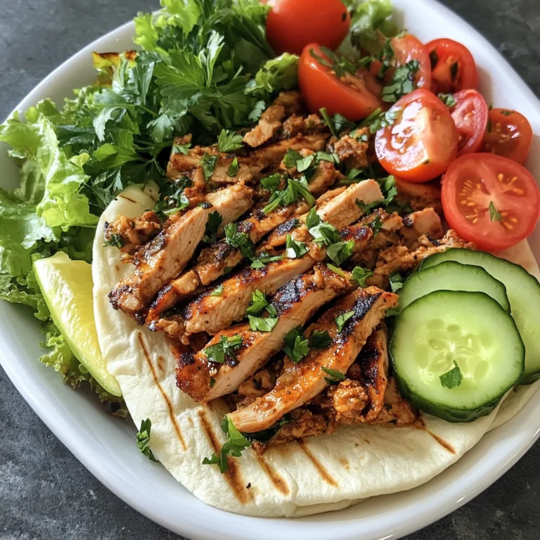 Delicious Chicken Shawarma with Garlic Sauce
