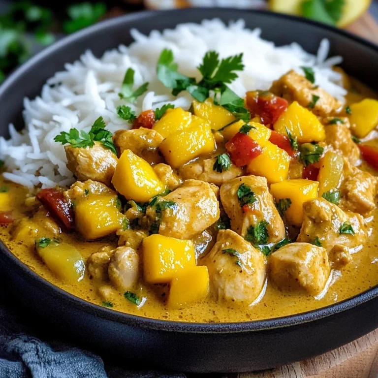 Easy Mango Chicken Curry