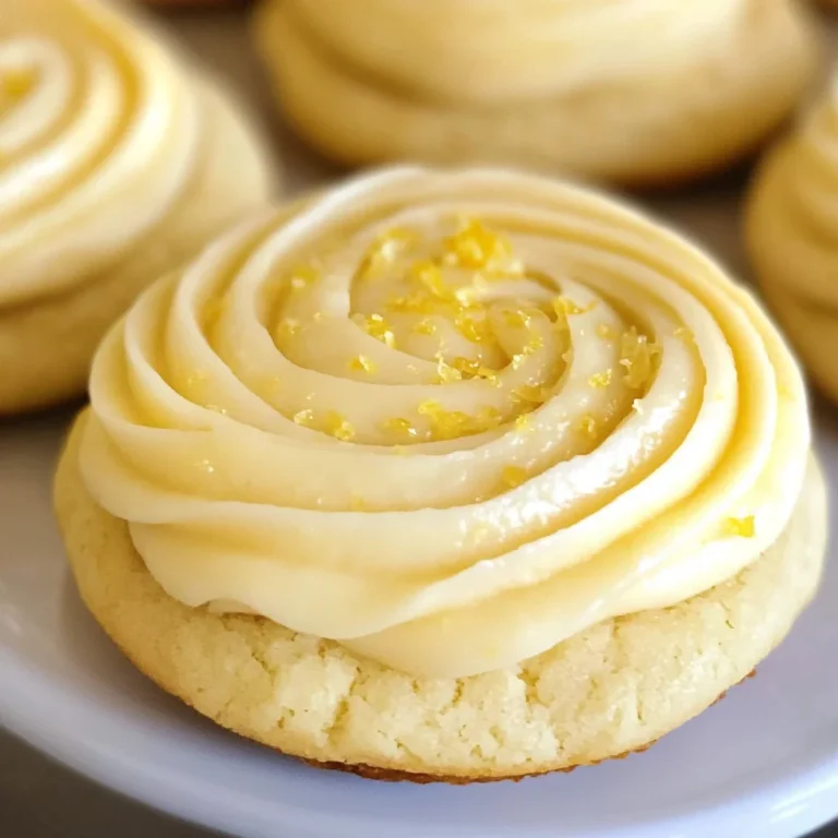Frosted Lemon Cookie Recipe